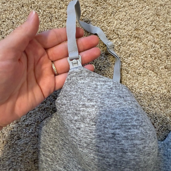 Soma Heather Gray Enbliss Wireless Nursing Bra - Picture 2 of 8